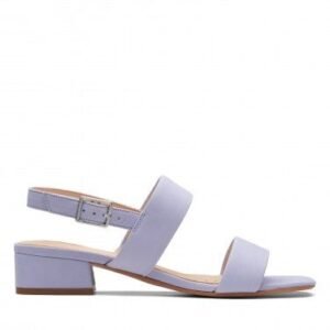 Clarks Seren25 Strap Lilac Nubuck - Size: 6 UK D