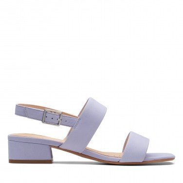 Clarks Seren25 Strap Lilac Nubuck - Size: 6 UK D