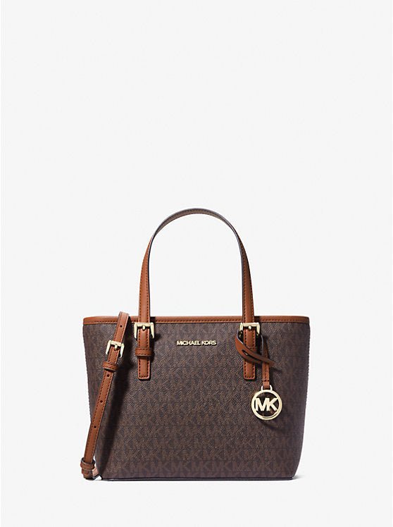 Michael Kors Jet Set Travel Extra Small Logo Top Zip Tote Bag - Image 5