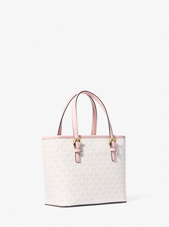 Michael Kors Jet Set Travel Extra Small Logo Top Zip Tote Bag - Image 3