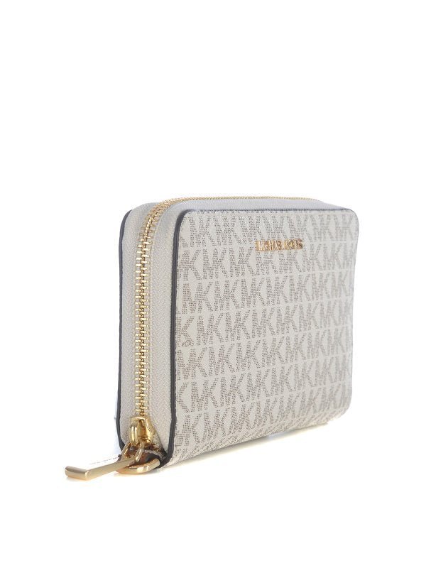 Michael Kors Jet Set Signature Logo Smartphone Wristlet – Vanilla - Image 5