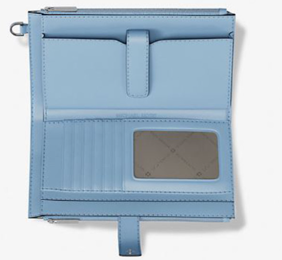 Michael Kors Jet Set Travel Large Signature Double Zip Wristlet - Image 3