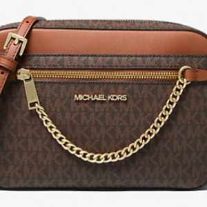 Michael Kors Jet Set Large Logo Crossbody Bag