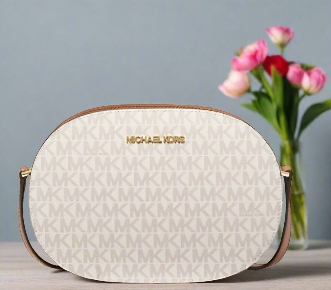 Michael Kors Jet Set Travel Saffiano Leather Crossbody Bag - Image 5