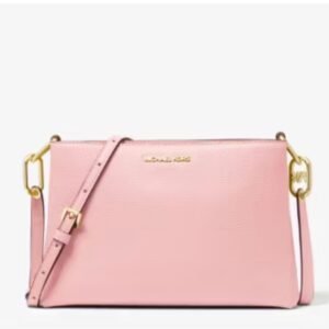 Michael Kors Trisha medium pebbled leather crossbody bag