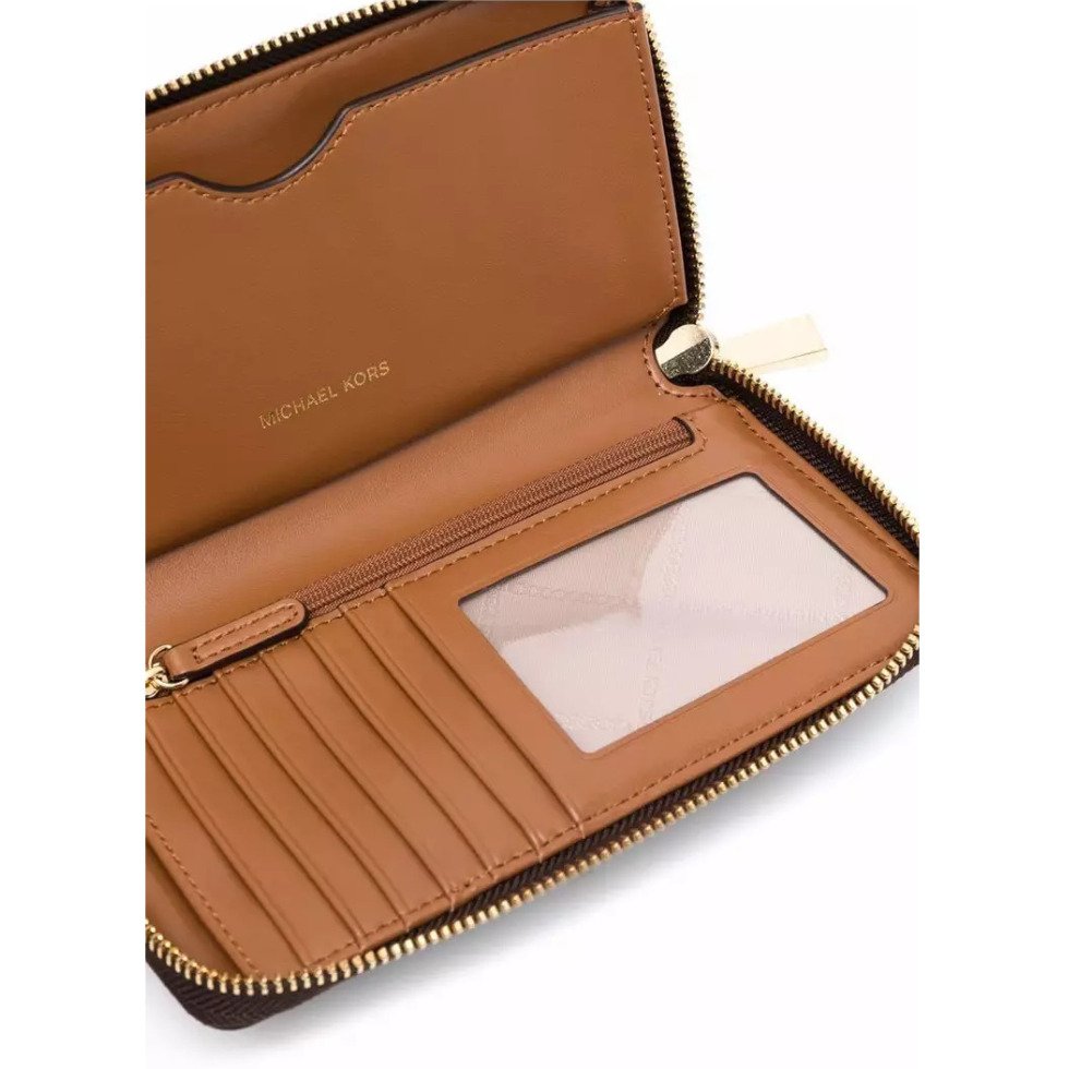 Michael Kors Jet Set Signature Logo Smartphone Wristlet – Brown - Image 3