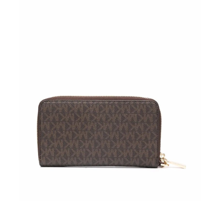Michael Kors Jet Set Signature Logo Smartphone Wristlet – Brown - Image 2