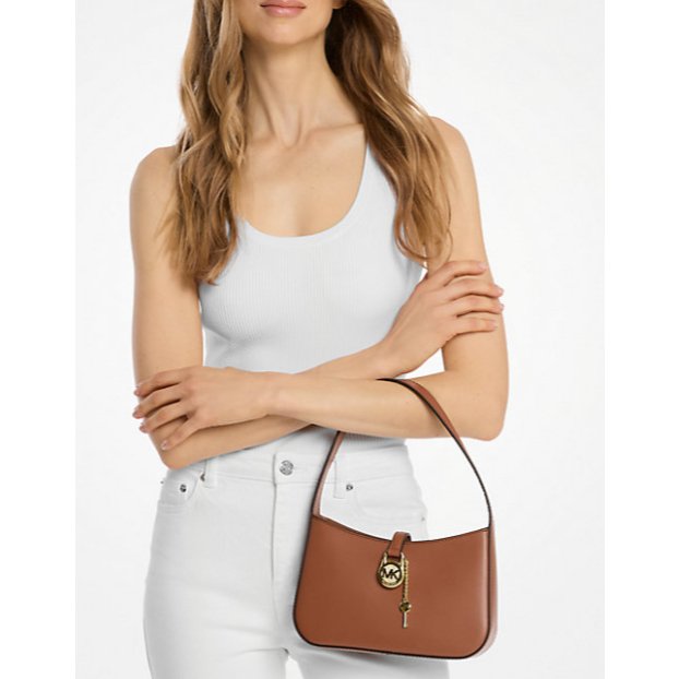Michael Kors Lyra Small Leather Pochette - Image 6