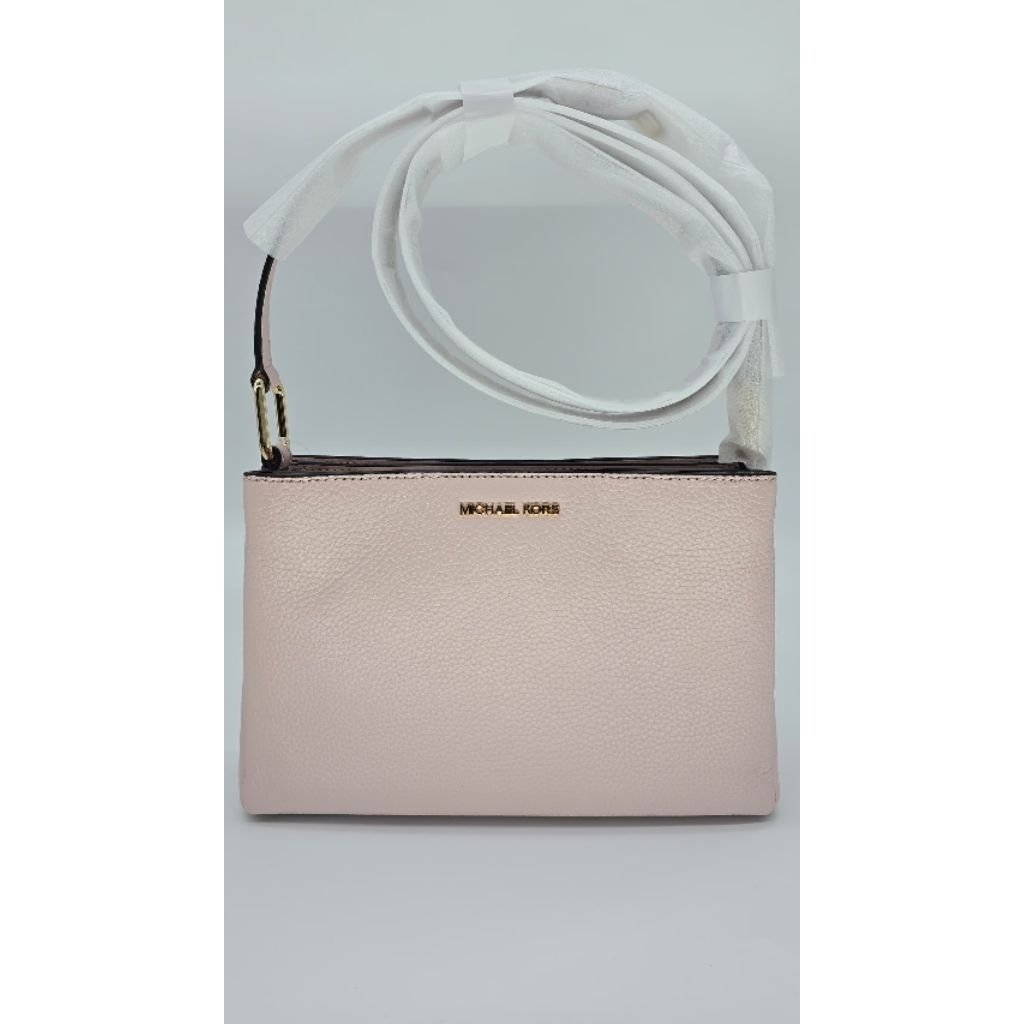 Michael Kors Trisha medium pebbled leather crossbody bag - Image 4