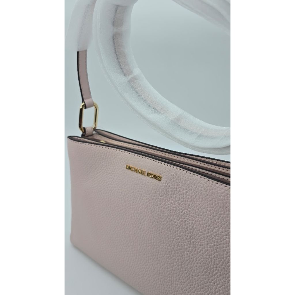 Michael Kors Trisha medium pebbled leather crossbody bag - Image 3