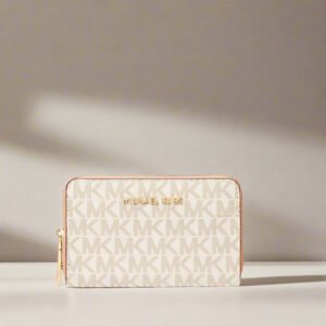 Michael Kors Small Logo and Leather Wallet