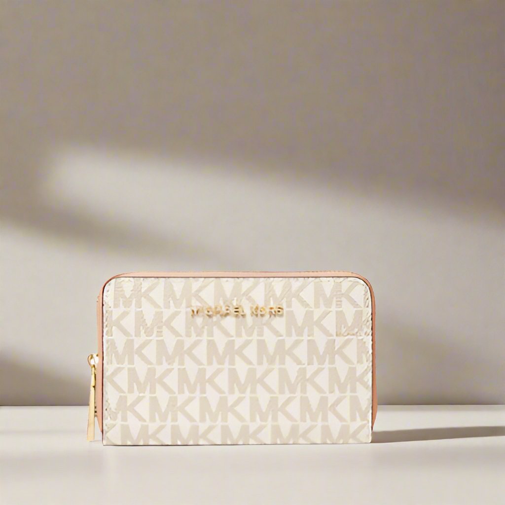Michael Kors Small Logo and Leather Wallet