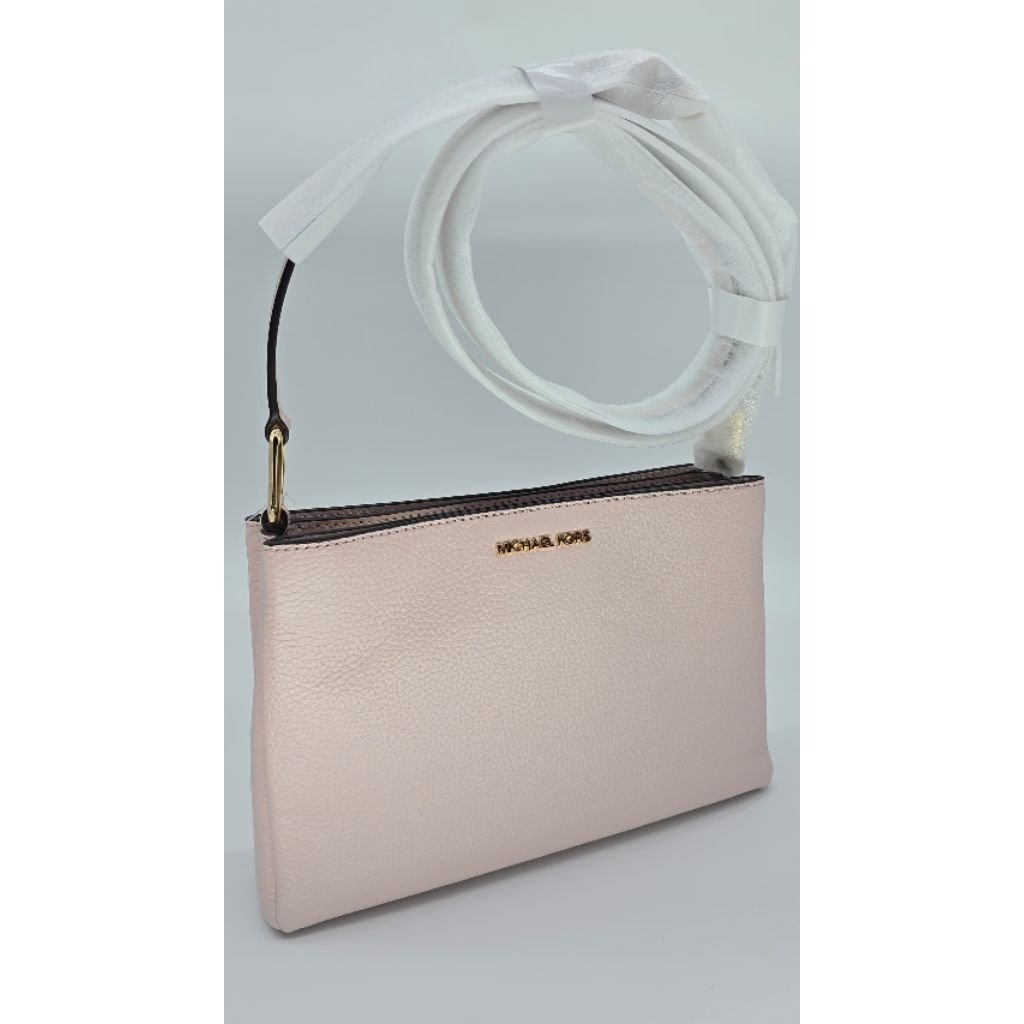 Michael Kors Trisha medium pebbled leather crossbody bag - Image 5