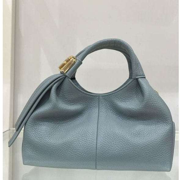 Furla Planeta S Hobo Leather Bag - Image 3