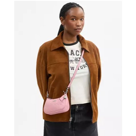 Coach Teri Mini Crossbody Bag In Signature Leather With Heart Charm - Image 2