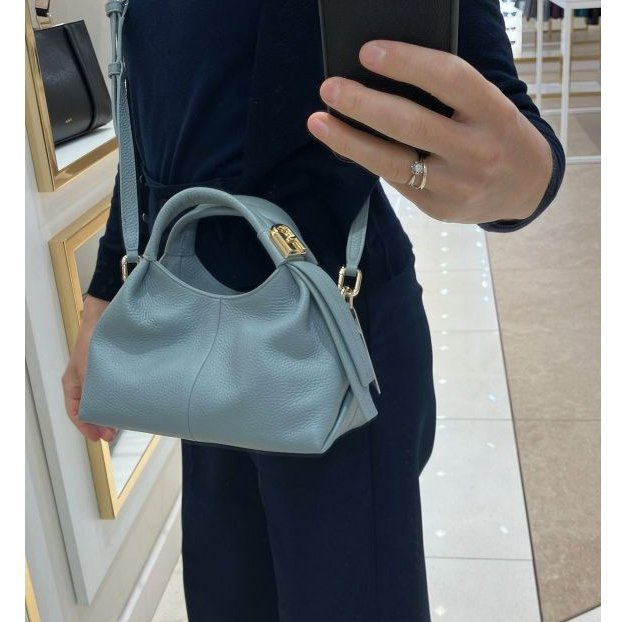 Furla Planeta S Hobo Leather Bag - Image 5