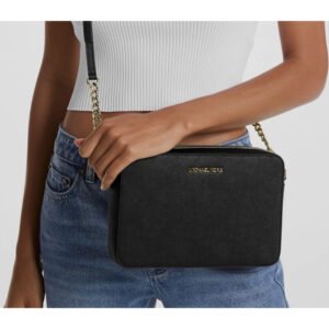 Michael Kors Jet Set Large Crossbody Bag in Saffiano Leather